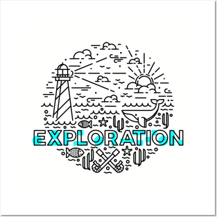 Exploration Overseas Posters and Art